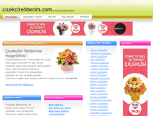 Tablet Screenshot of cicekcirehberim.com